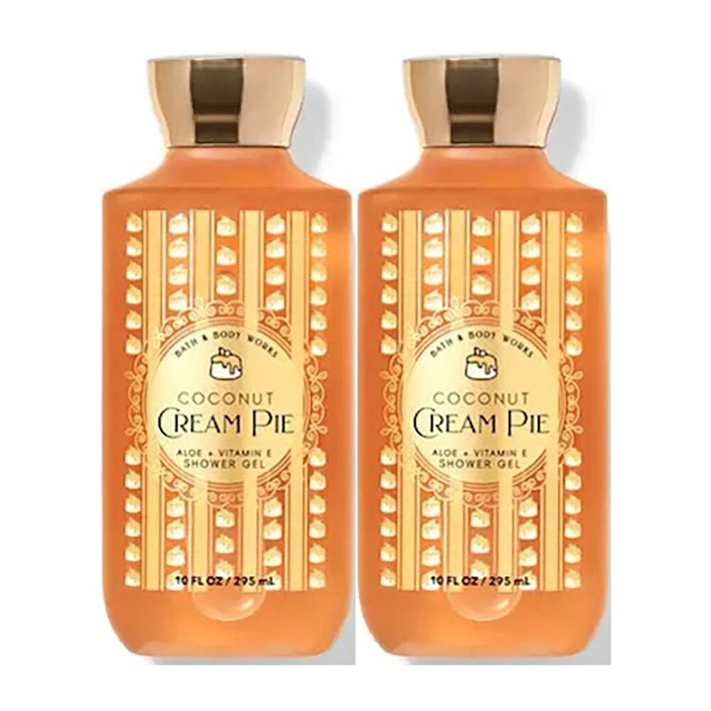 Bath and Body Works Coconut Cream Pie Shower Gel Set of 2